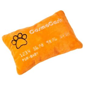 Fashion Pet Cosmo Credit Card Plush Dog Toy Assorted 6 in