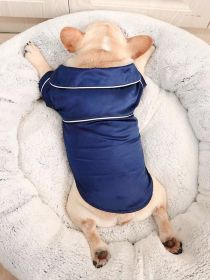 Silky Dog Pajamas (Color: Blue)