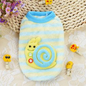 cat clothes flannel soft fleece clothes (Color: 3)