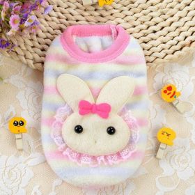 cat clothes flannel soft fleece clothes (Color: 2)