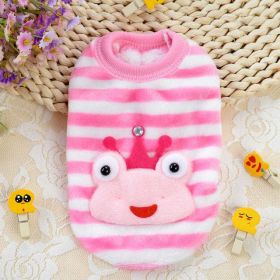 cat clothes flannel soft fleece clothes (Color: 4)