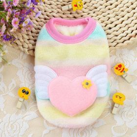 cat clothes flannel soft fleece clothes (Color: 1)