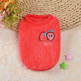 cat clothes flannel soft fleece clothes (Color: 6)