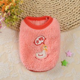 cat clothes flannel soft fleece clothes (Color: 7)