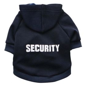 pet cat jacket to keep warm (Color: Navy Blue)