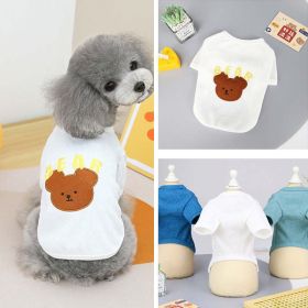 Dog Apple Bear T-Shirt (Color: White)