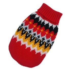 Christmas cat and dog sweaters (Color: happy)
