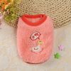 cat clothes flannel soft fleece clothes